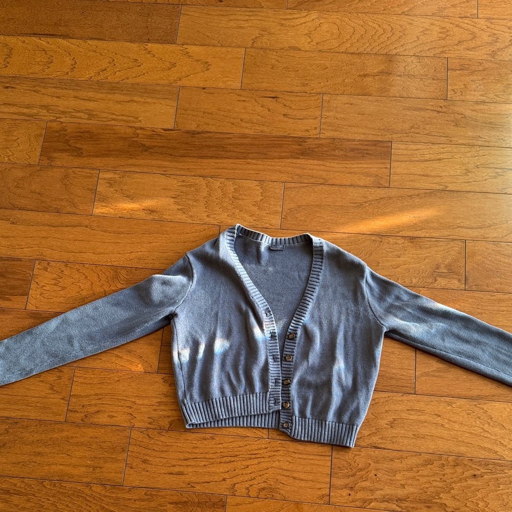 Brandy Melville Light Gray Cardigan